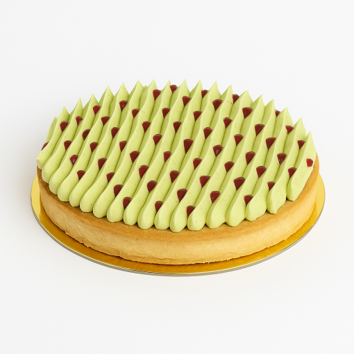 Tarte pistache framboise